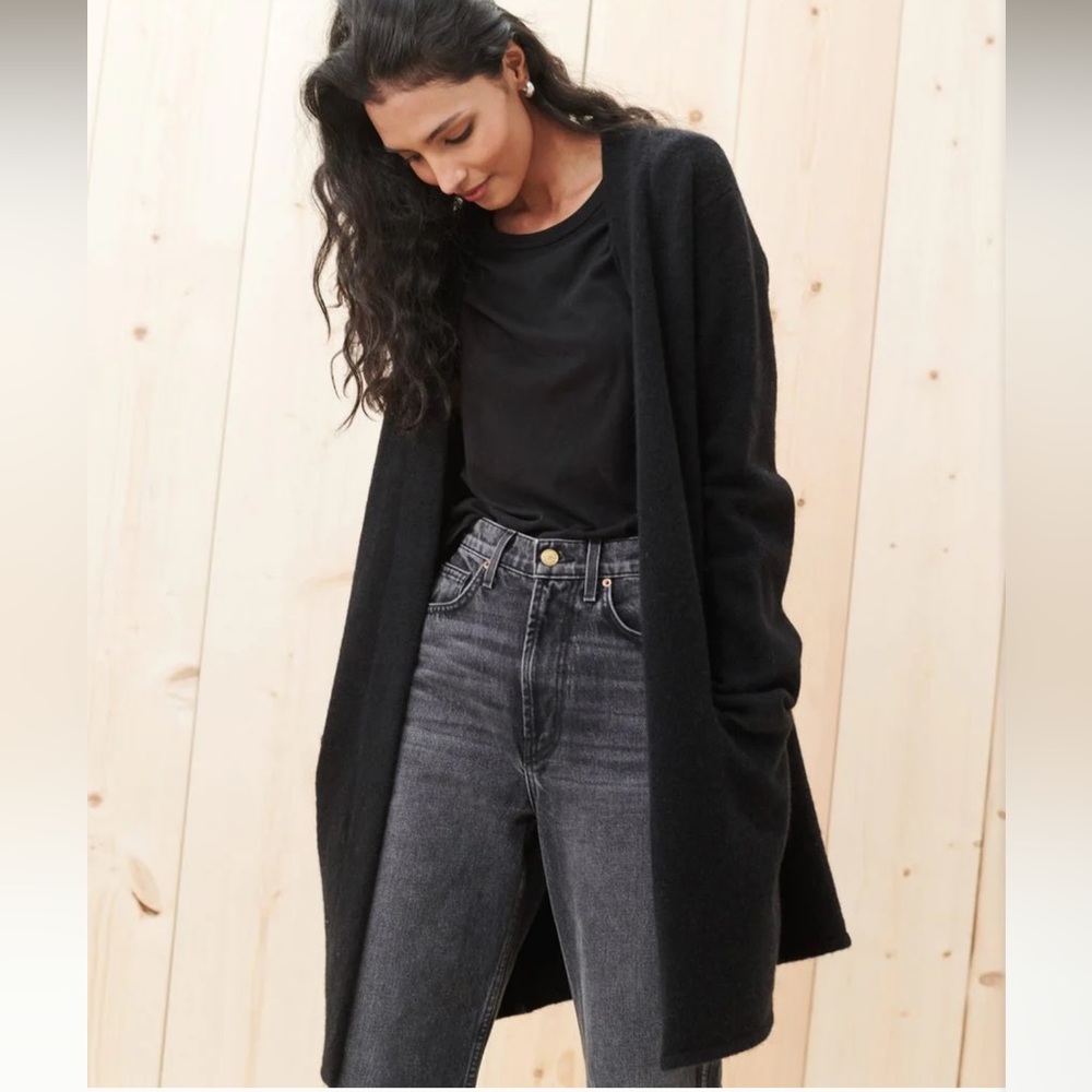 Jenni Kayne Sweater Coat - Black